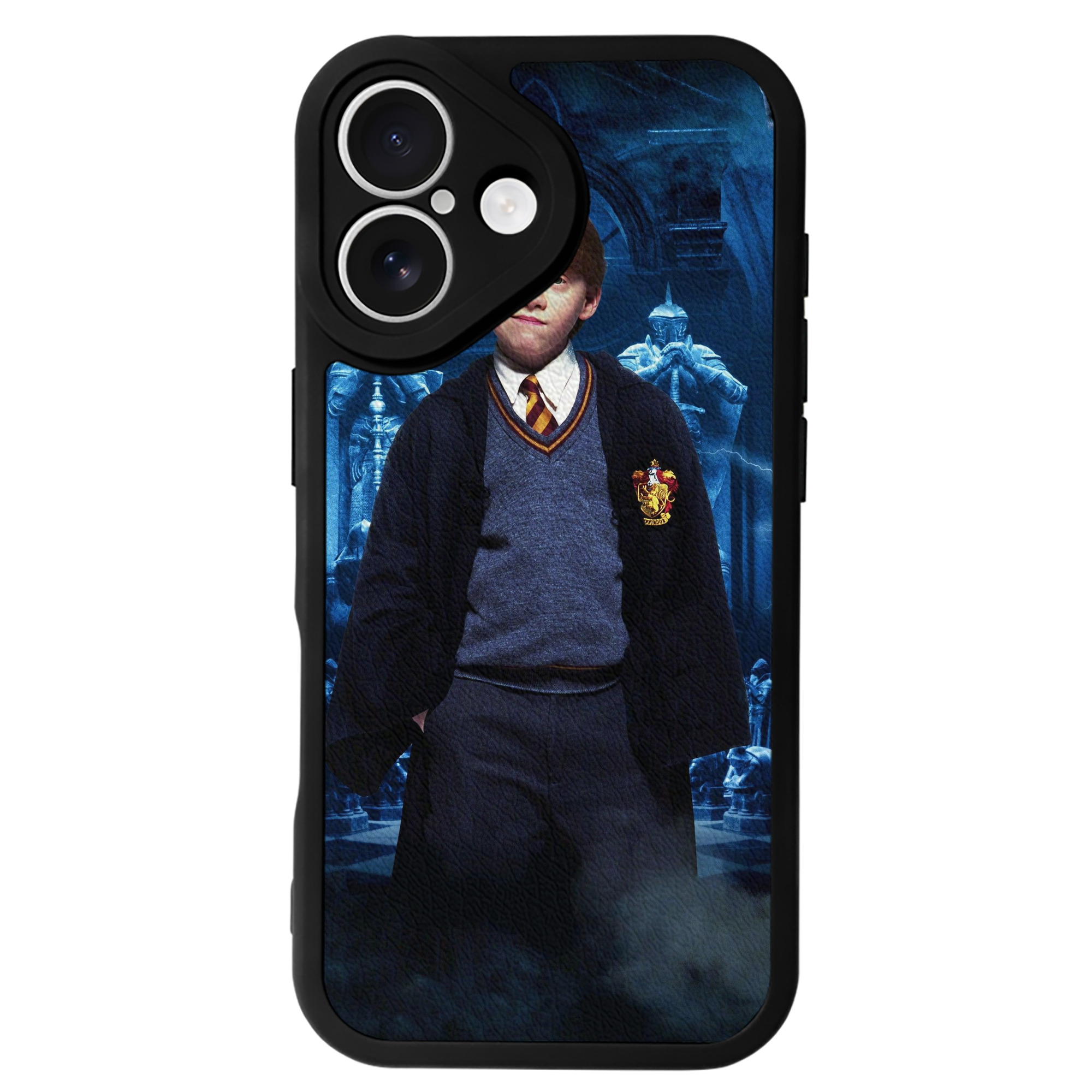 （画像用） Harry Potter ハリー・ポッターシリーズ 【iPhone 16シリーズ対応】シリコンスマホケース（レザー調） 材質：シリコン